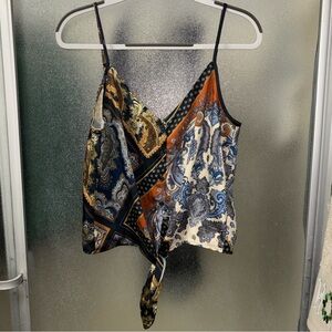 H&M Paisley Printed Cami Tank Top